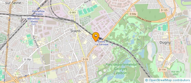 localisation de l'entreprise MADAME AISSETOU CLAUDE à STAINS