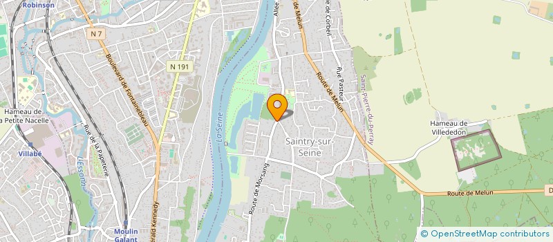 localisation de l'entreprise MADAME AISSETOU SIBY à SAINTRY-SUR-SEINE