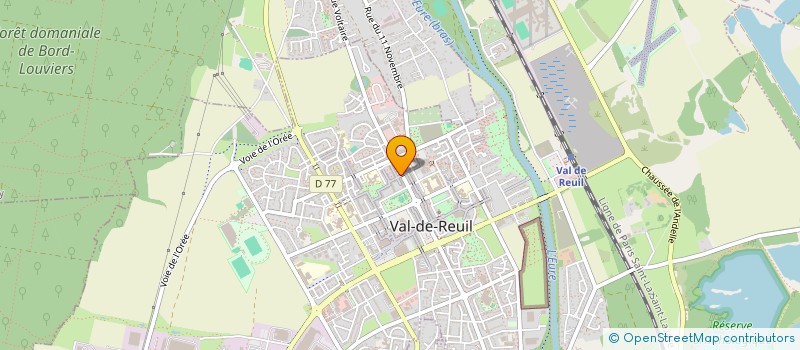 localisation de l'entreprise MADAME AISSHATA SARR  VAL-DE-REUIL