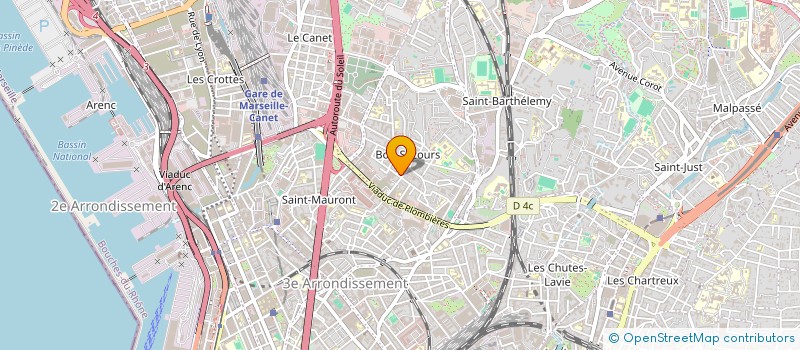 localisation de l'entreprise MADAME AISSIA BAGHDAD à MARSEILLE