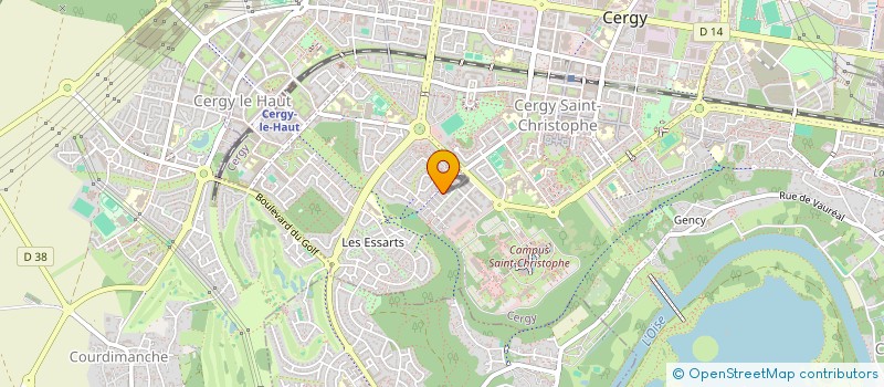 localisation de l'entreprise MADAME AITA HOLDING à CERGY