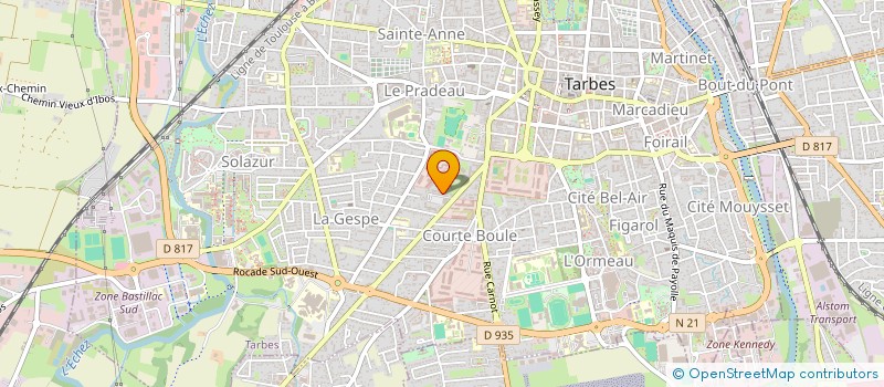 localisation de l'entreprise MADAME AITANA ECHEVERRIA  TARBES