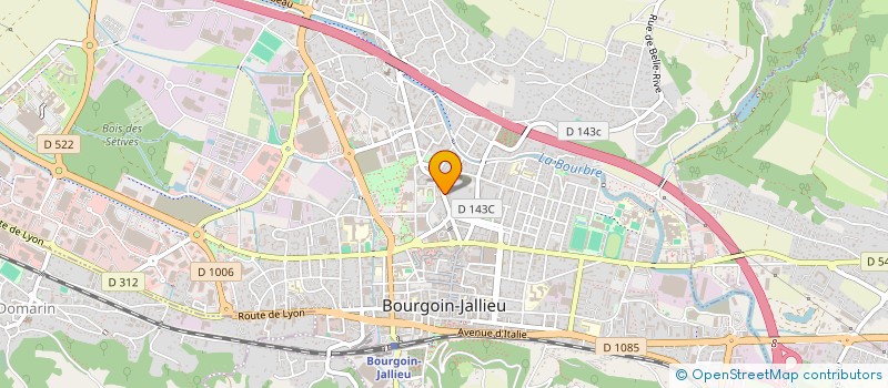 localisation de l'entreprise MADAME AJLA CEHAJIC  BOURGOIN-JALLIEU