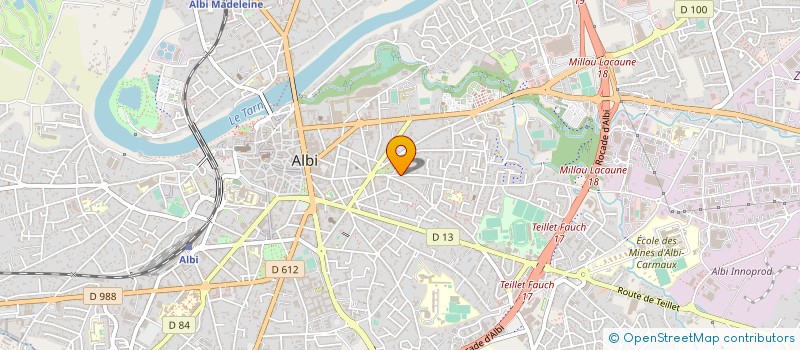 localisation de l'entreprise MADAME AJLIN LUTTGEN à ALBI