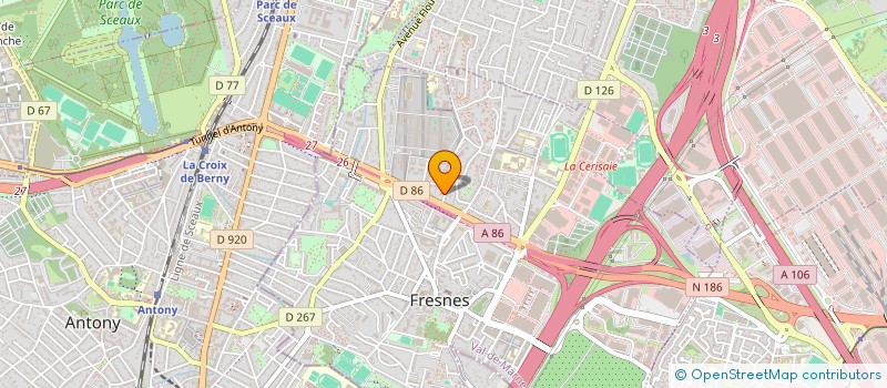 localisation de l'entreprise MADAME AJZENBERG DOCTEUR à FRESNES