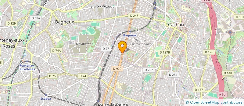 localisation de l'entreprise MADAME AKASA APELA à BAGNEUX