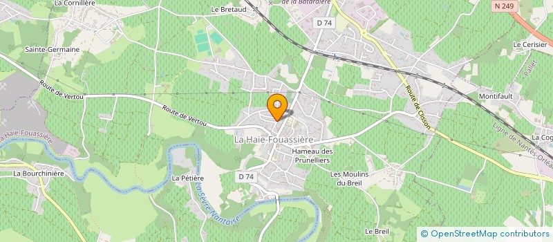 localisation de l'entreprise MADAME AKIKO KANASUGI à LA HAIE-FOUASSIERE