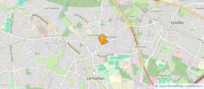 localisation de l'entreprise MADAME AKIKO SHINDO  LE HAILLAN