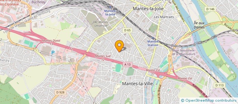 localisation de l'entreprise MADAME AKILA BELALA  MANTES-LA-VILLE