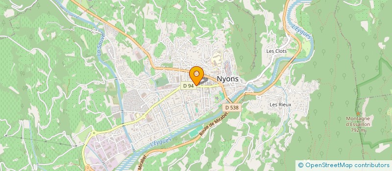localisation de l'entreprise MADAME AKILA CHABANE à NYONS