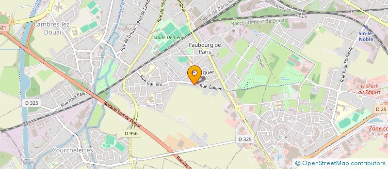 localisation de l'entreprise MADAME AKILA DHAMENE  LAMBRES-LEZ-DOUAI