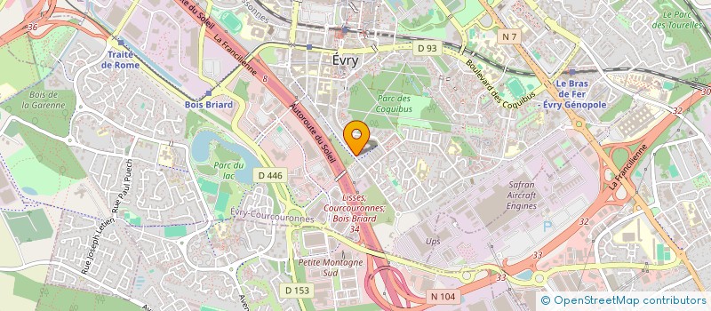 localisation de l'entreprise MADAME AKILA HAMADOUCHE  BESSANCOURT