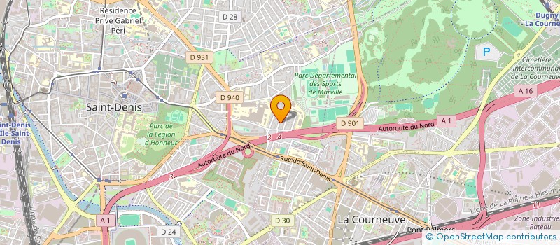 localisation de l'entreprise MADAME AKILA HAOUCHINE  SAINT-DENIS