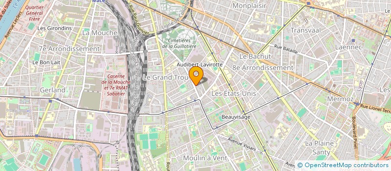 localisation de l'entreprise MADAME AKILA HELLAL  LYON