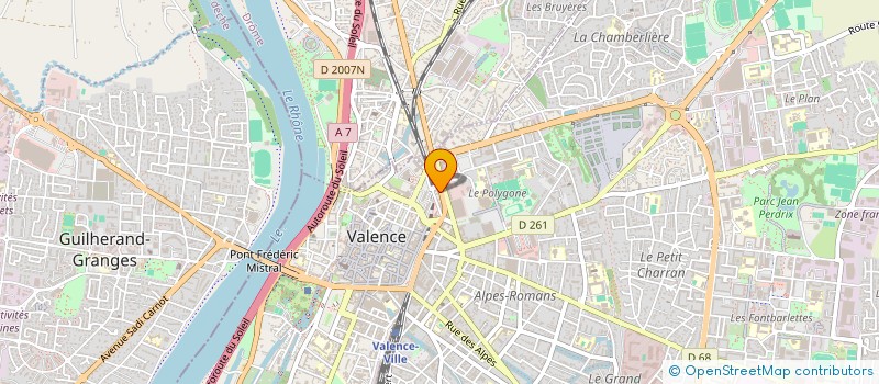 localisation de l'entreprise MADAME AKILA KASSAH LAIB à VALENCE