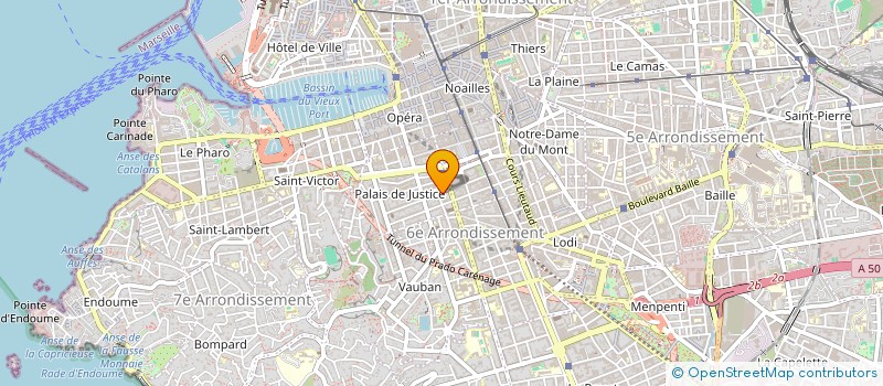 localisation de l'entreprise MADAME AKILA MOUHOUBI à MARSEILLE