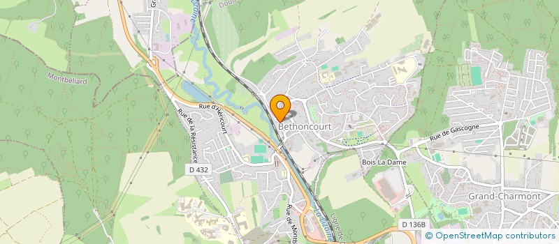 localisation de l'entreprise MADAME AKILA SAIFI  BETHONCOURT