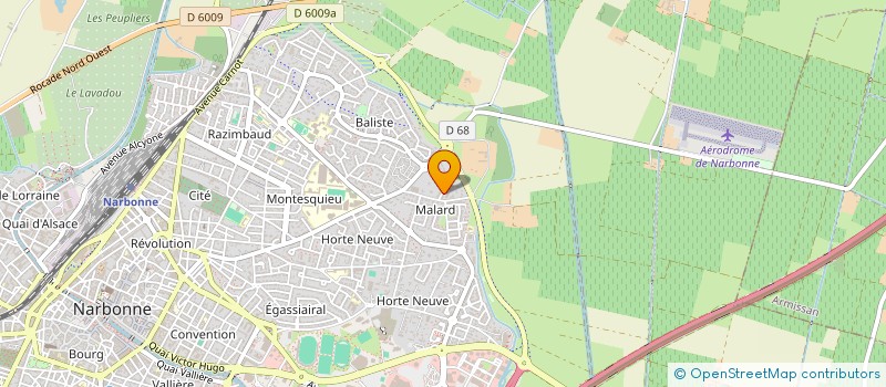 localisation de l'entreprise MADAME AKIMA KHETTAL  NARBONNE