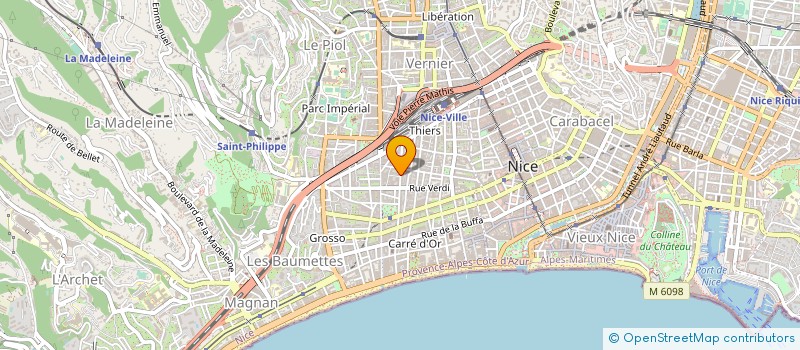 localisation de l'entreprise MADAME AKIRA HASEGAWA à NICE