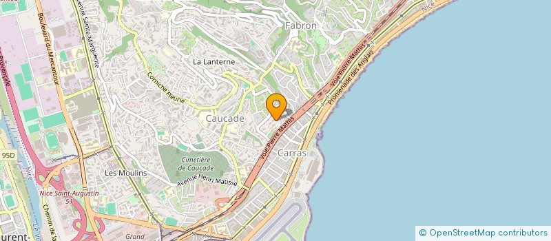 localisation de l'entreprise MADAME AKISSI GNENIN à NICE