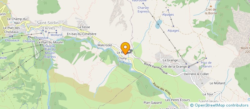 localisation de l'entreprise MADAME AKISSI KOFFI  SAINT-SORLIN-D'ARVES