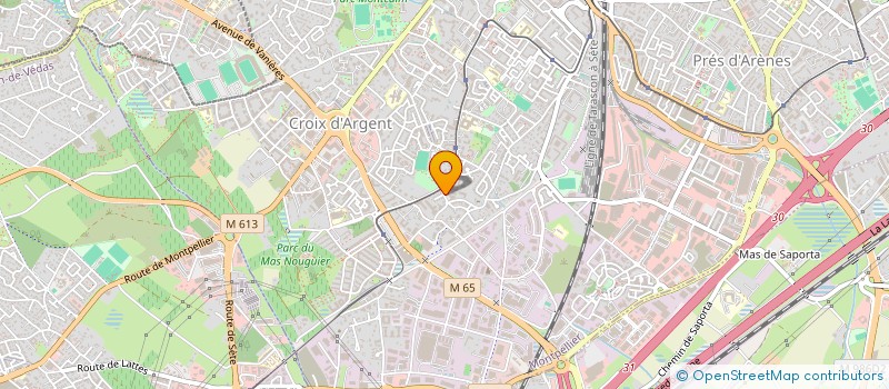 localisation de l'entreprise MADAME AKISSI KOUADIO  MONTPELLIER