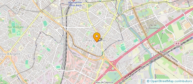 localisation de l'entreprise MADAME AKISSI N GUESSAN  MONTPELLIER