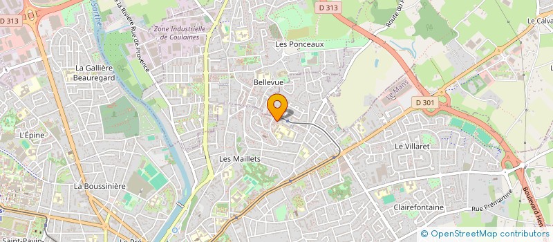 localisation de l'entreprise MADAME AKISSI RACHEL KOUAME  LE MANS