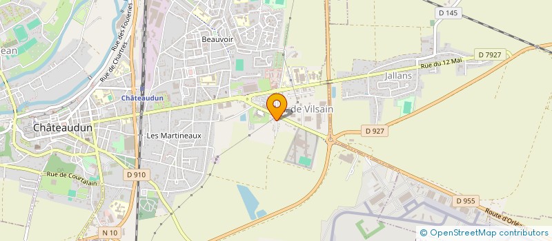 localisation de l'entreprise MADAME AKISSI YAO à CHATEAUDUN