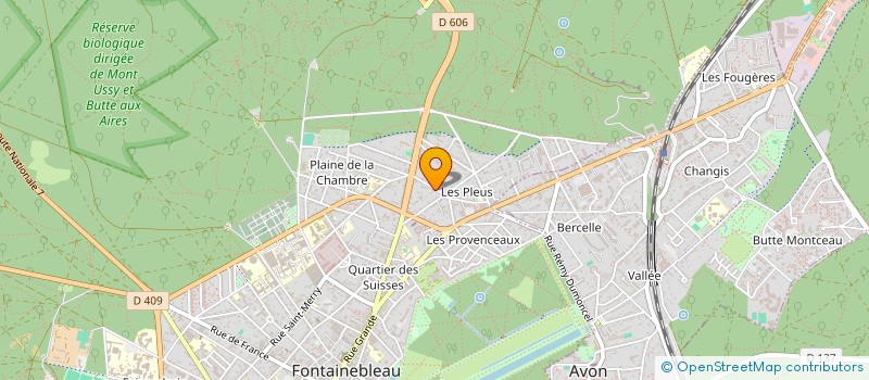 localisation de l'entreprise MADAME AKLIE THELISME à FONTAINEBLEAU