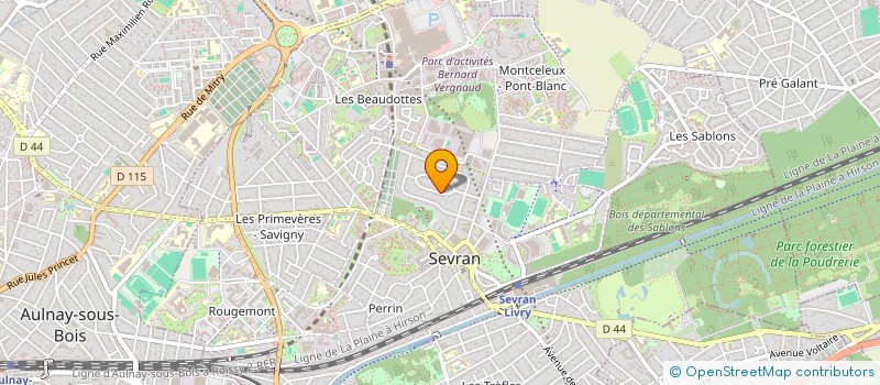 localisation de l'entreprise MADAME AKMORITA DE ARAUJO VAZ FERREIRA à SEVRAN