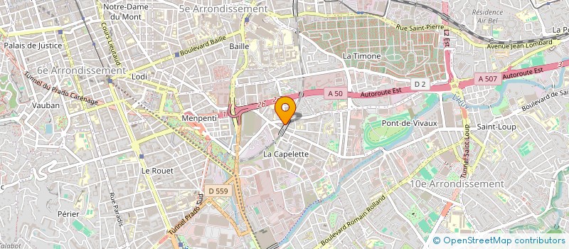 localisation de l'entreprise MADAME AKOHON BLE à MARSEILLE 11EME