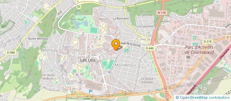 localisation de l'entreprise MADAME AKONDZO KEVINE OBA AYINA à LES ULIS