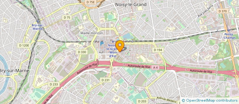 localisation de l'entreprise MADAME AKOSSIWA D'ALMEIDA à NOISY-LE-GRAND