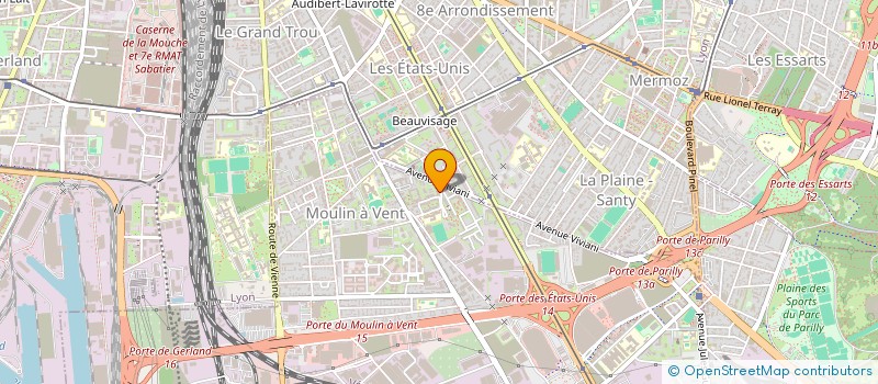 localisation de l'entreprise MADAME AKOSSIWA DEBOUTOH  VENISSIEUX