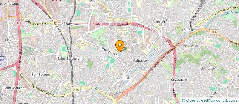 localisation de l'entreprise MADAME AKOSSIWA GUENOUKPATI à MARSEILLE 13