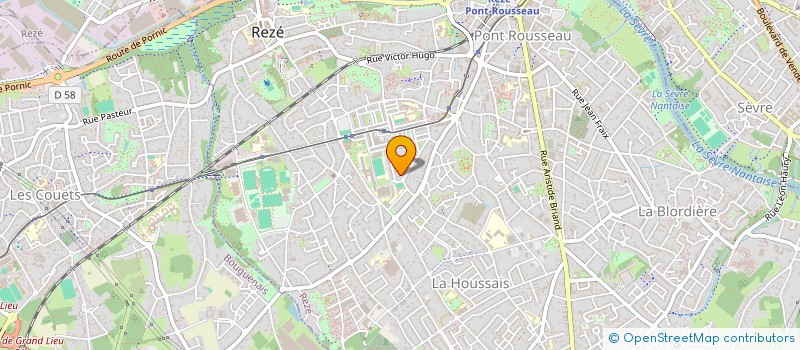 localisation de l'entreprise MADAME AKOUA ALLOUNAN à REZE