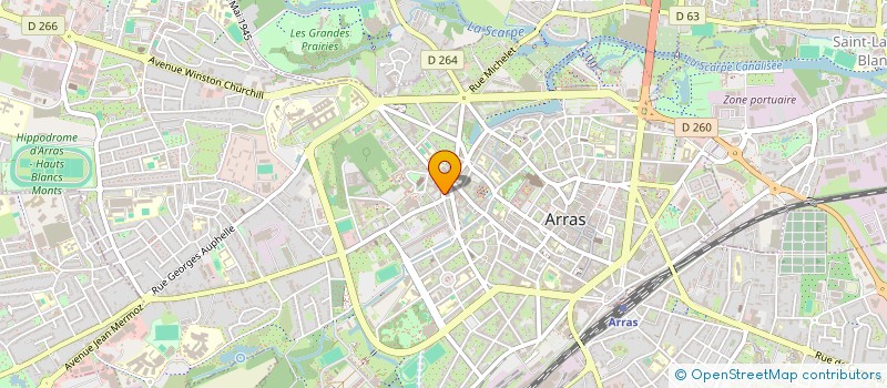 localisation de l'entreprise MADAME AKOUA KOUAO à ARRAS