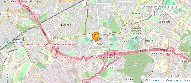 localisation de l'entreprise MADAME AKOUAVI ABASSAN à PESSAC