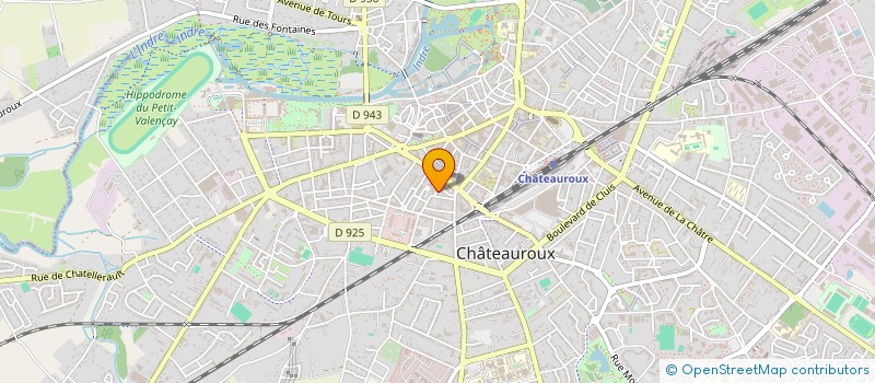 localisation de l'entreprise MADAME AKOUAVI GUEZO à CHATEAUROUX