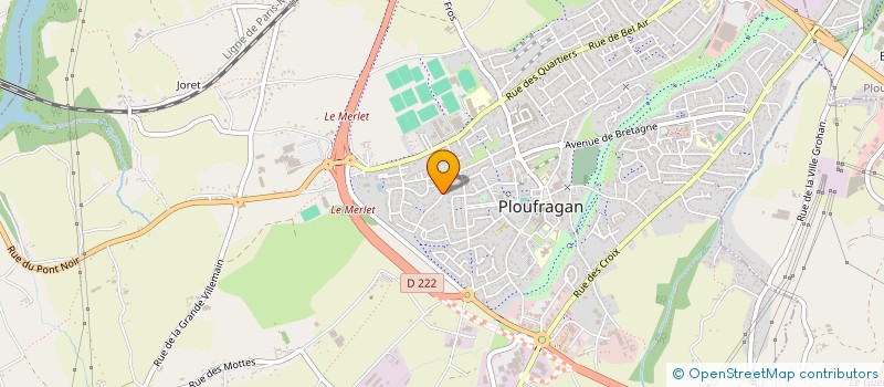 localisation de l'entreprise MADAME AKOUVI NYOWATCHON  PLOUFRAGAN