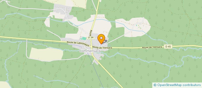 localisation de l'entreprise MADAME AKU AKOFA AHADJI  COMMENSACQ