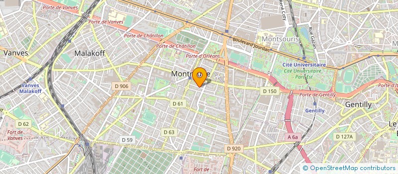 localisation de l'entreprise MADAME AKUWAVI MAWUSSI à MONTROUGE