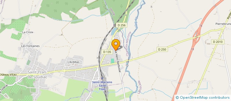 localisation de l'entreprise MADAME AKWAVI GOZO  SAINT-YZAN-DE-SOUDIAC