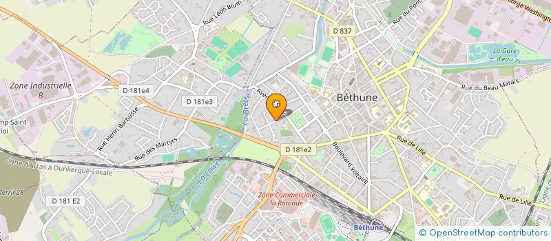 localisation de l'entreprise MADAME ALA BAURCEANU  BETHUNE