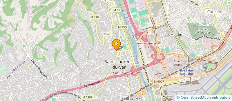 localisation de l'entreprise MADAME ALA NEDOGHIBCENCO à SAINT-LAURENT-DU-VAR