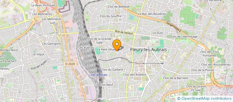 localisation de l'entreprise MADAME ALAA ALZEMMO  FLEURY-LES-AUBRAIS