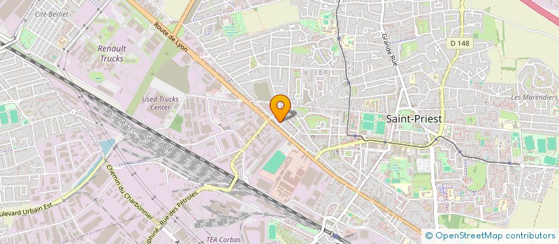 localisation de l'entreprise MADAME ALAA BEN SALEM  SAINT-PRIEST