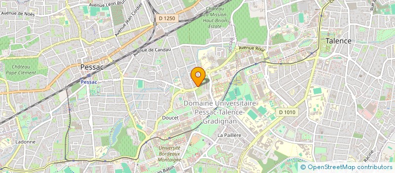 localisation de l'entreprise MADAME ALADZIA BRIAND  PESSAC