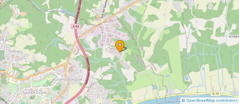 localisation de l'entreprise MADAME ALAIA GOYETCHE  BAYONNE